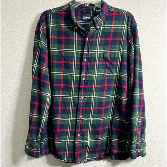 Santa Claus ‘Ho Ho Ho’ Upcycled Graphic Flannel - Picture 6 of 11